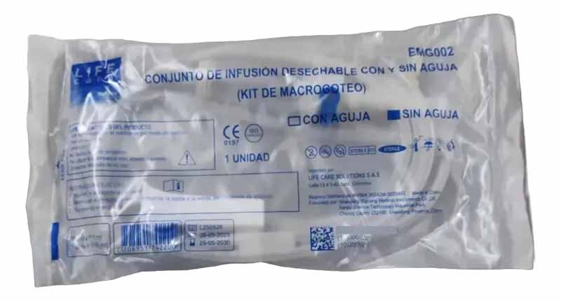 Equipo De Macrogoteo Venoclis x 25 Unidades