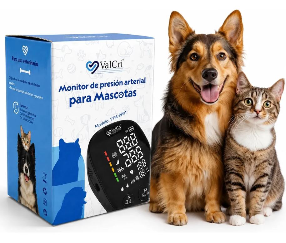 Tensiómetro Digital Para Mascotas Valcri VTM-BP01